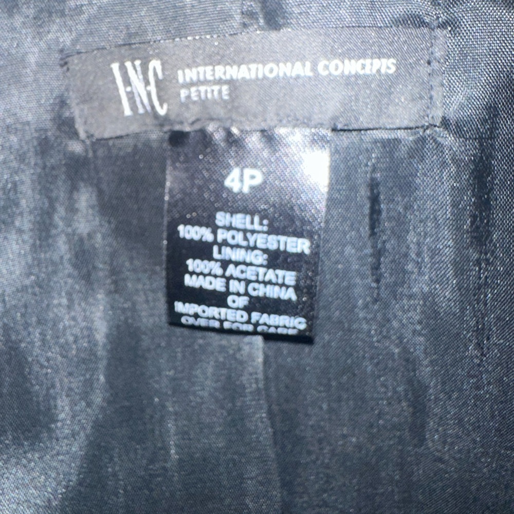 INC Animal Print Petite Blazer - Picture 5 of 5